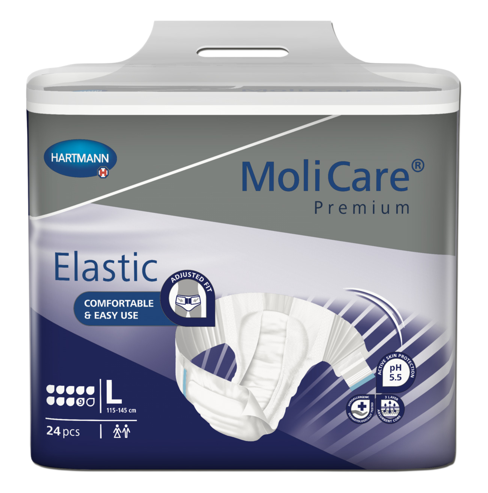 MoliCare Premium Elastic 9 Drops Large