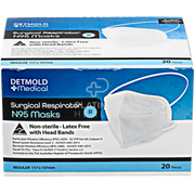 Detmold P2 Surgical Respirator Face Mask Head Bands Extra Large Facemasks & Respirators