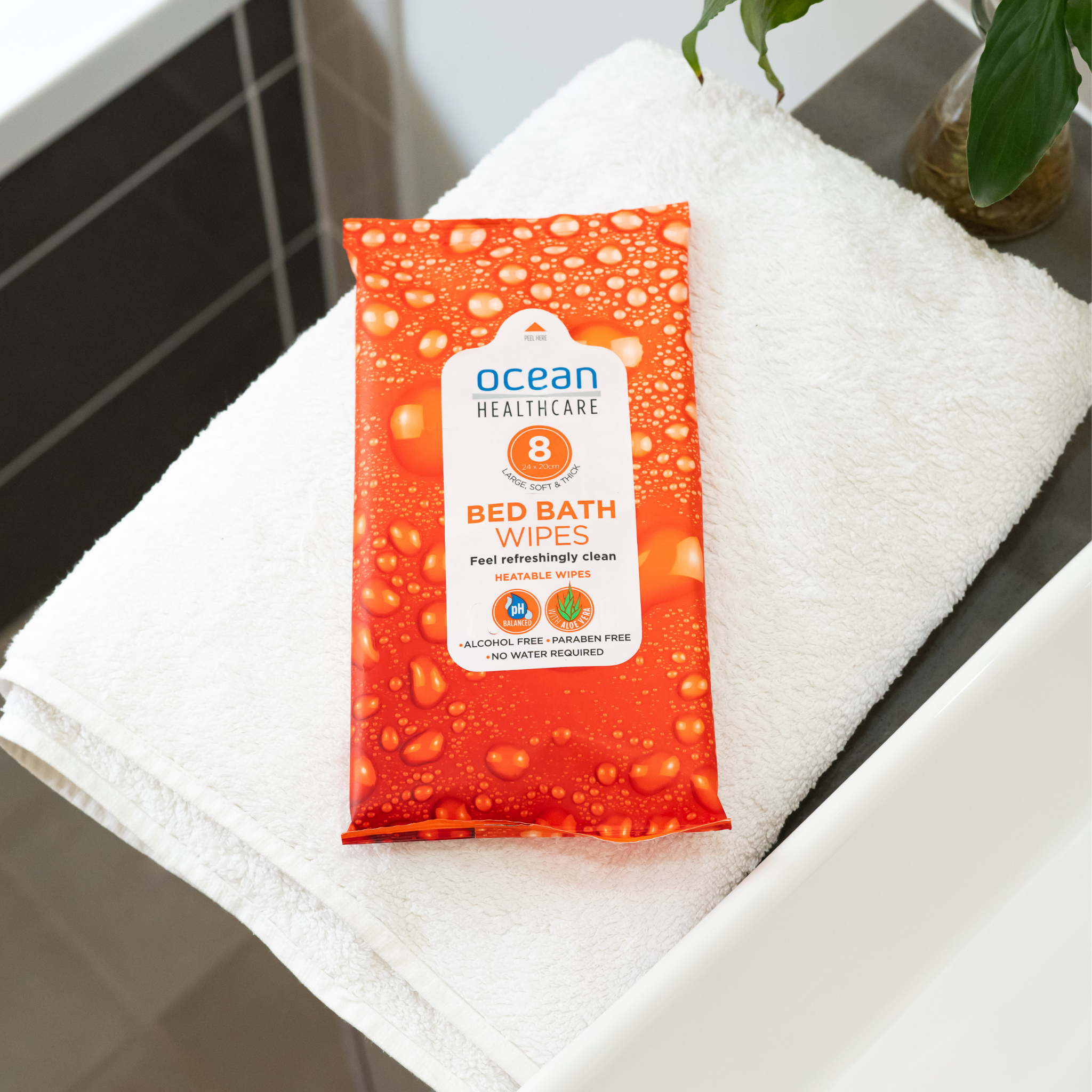 Ocean Healthcare Bed Bath Wipes