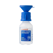 AAXIS Sodium Chloride 0.9% Solution 100ml sterile irrigation and flush bottle
