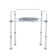 Aspire Homecare Over Toilet Aid Adjustable Height Raised Toilet Seat 475mm Armrest Width Non-Slip Stability
