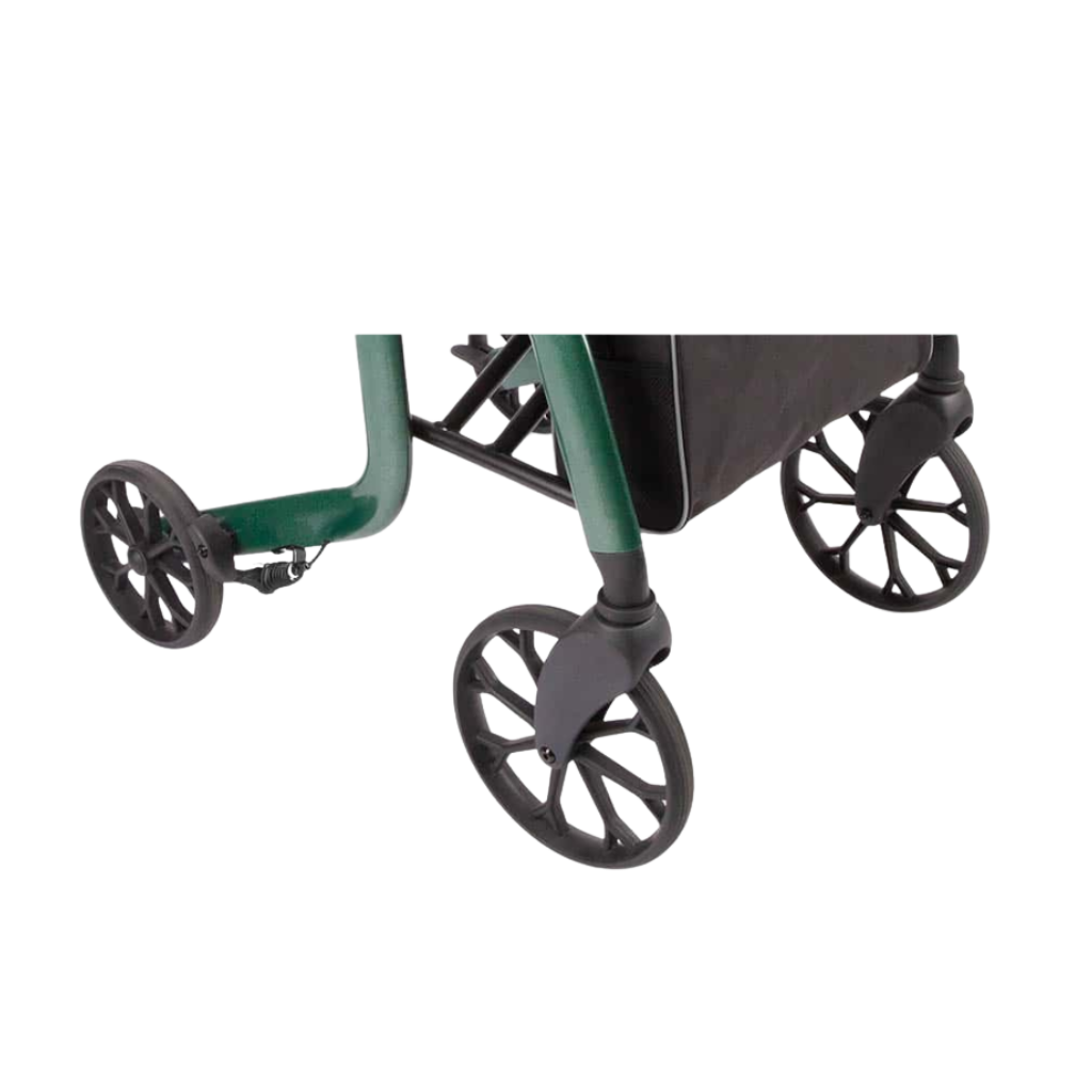 BetterLiving Premium Lightweight Wheeled Walker – Foldable rollator with seat, brakes, and large wheels