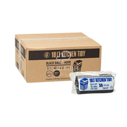 Kitchen Tidy Small 18Lt Black Bin Liners