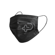 Black Surgical Level 2 Face Mask Hypoallergenic 3-Ply Earloops Facemasks & Respirators