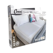 Conni X-Wide Dual Bed Pad With Tuck-Ins White Pads