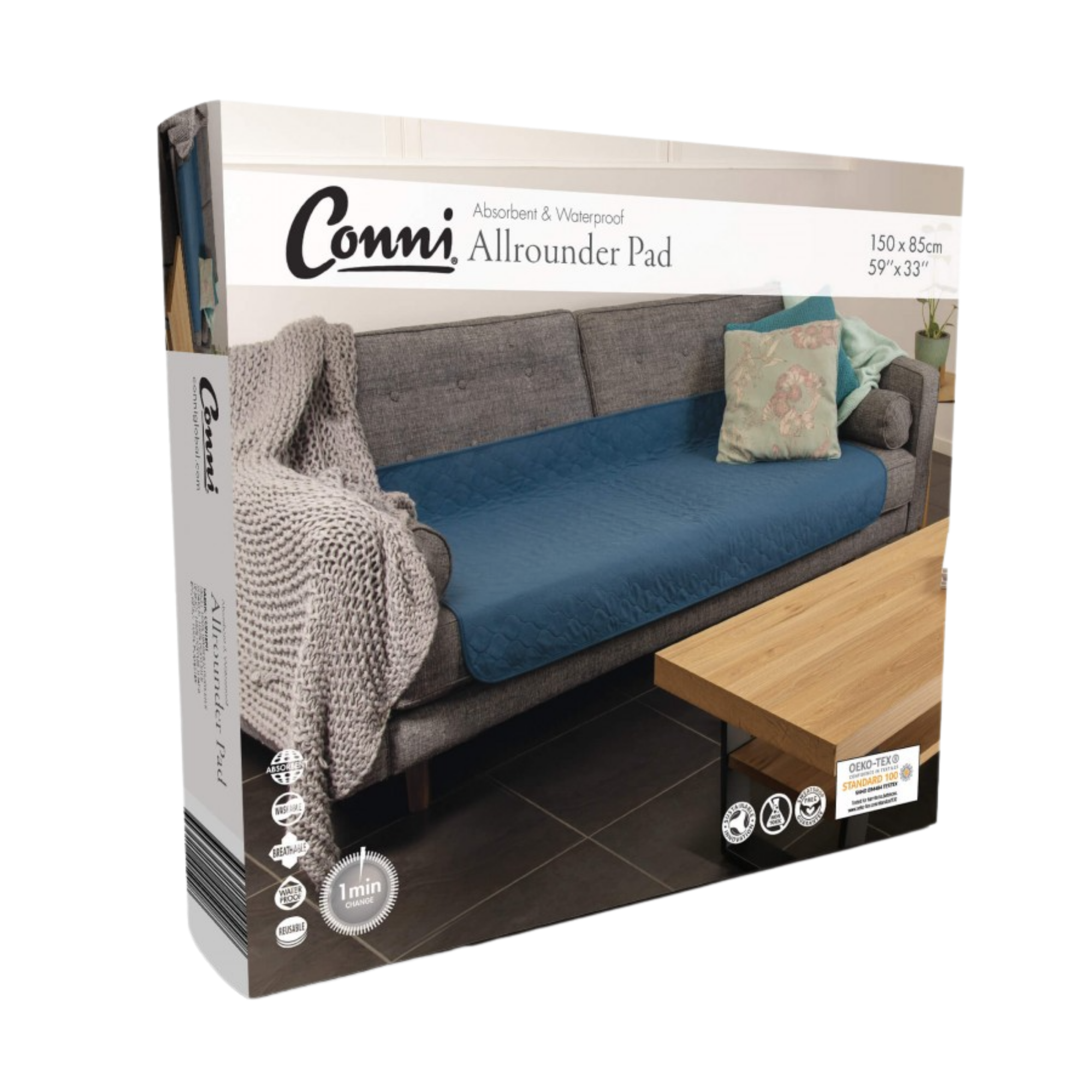 Conni Allrounder Pad Teal Blue Chair Pads