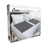 Conni X-Wide Dual Bed Pad With Tuck-Ins Charcoal1 Pads