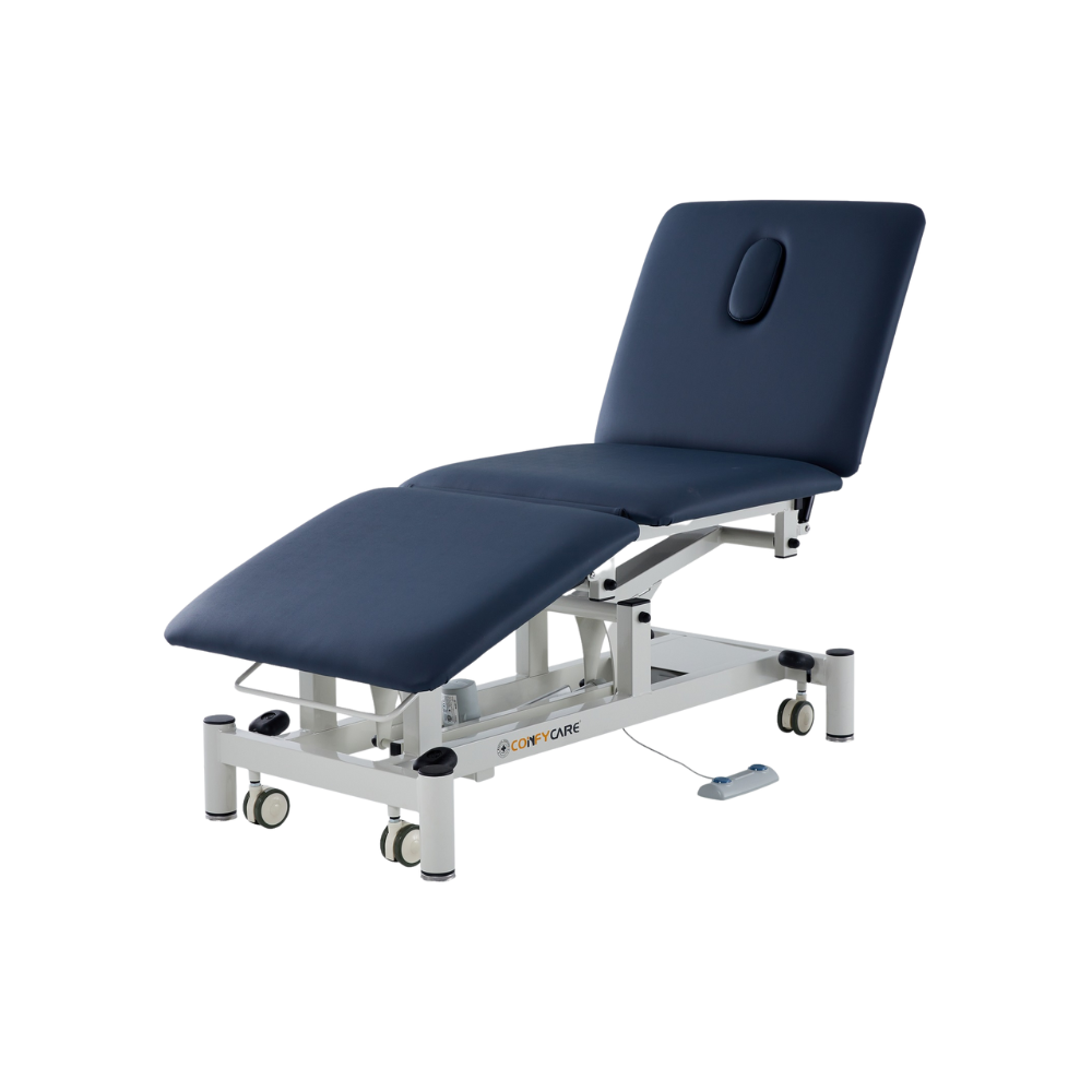 Three Section Medical Treatment Couch Navy Blue / Each Examination Couches & Tables