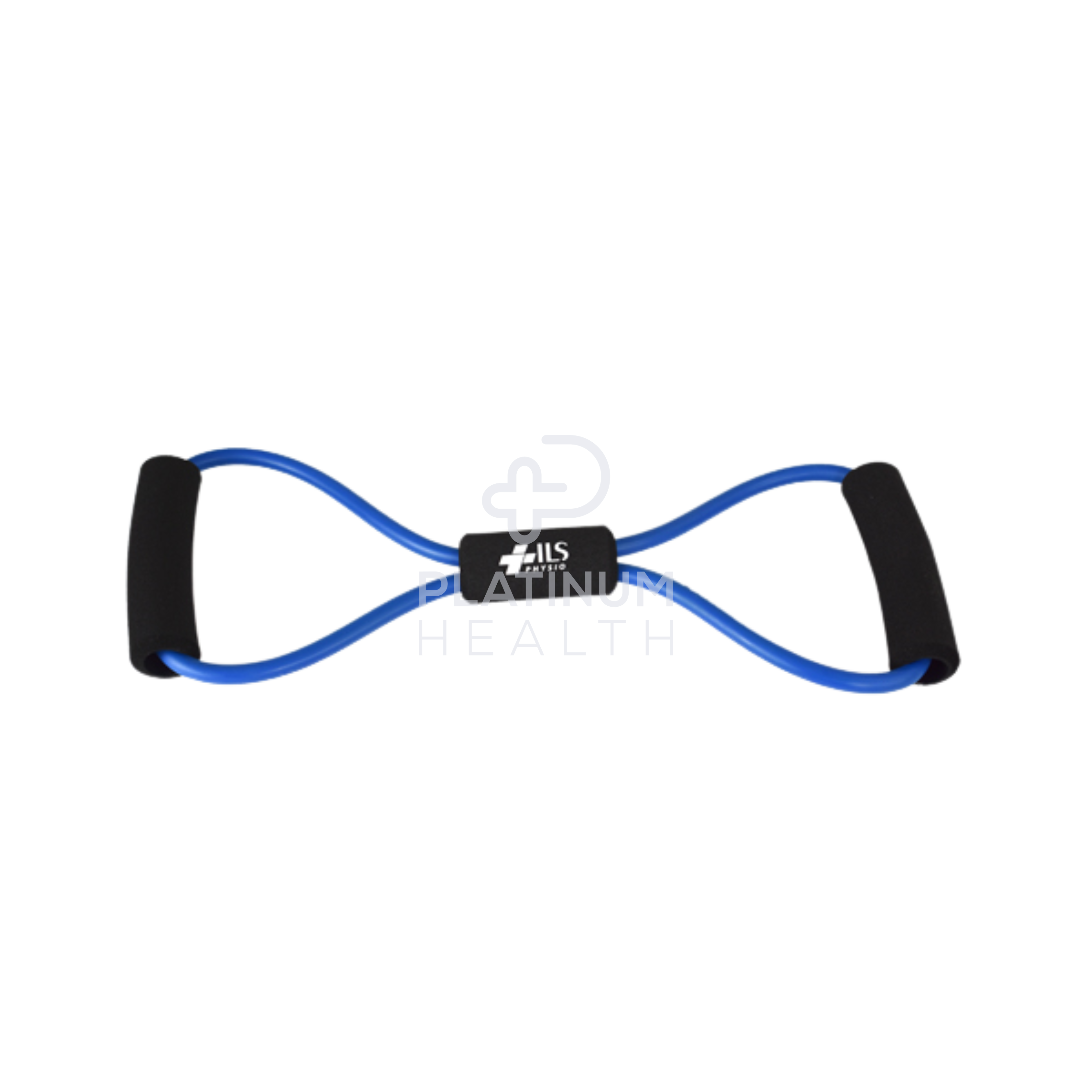 Physio/Exercise/Rehab - Exercise Tube Figure 8 Firm, Blue