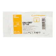 Smith & Nephew Exu-Dry Slit Tube packaging on a white background