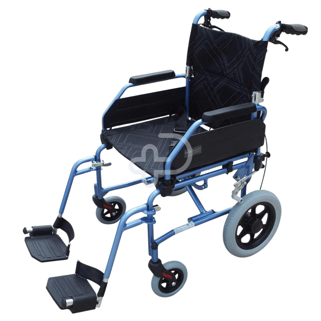 Freedom Excel Attendant Propelled Superlite Transporter Wheelchair 460Mm Wheelchairs