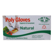 Poly Gloves Non-Sterile Polyethylene Clear