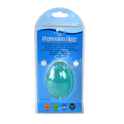 Retail packaging of the ILS Physio Medium Blue Hand Egg Therapy Exerciser, featuring a durable design for physiotherapy and hand therapy exercises