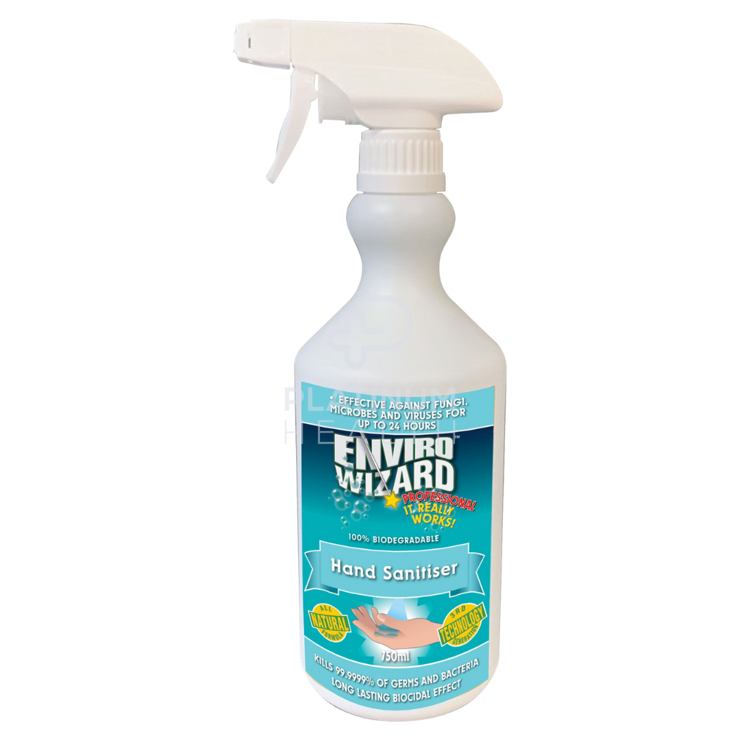 Enzyme Wizard Hand Sanitiser 750Ml Spray Ready To Use Cleaning Solutions