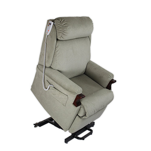 Oscar Hudson Lift Recliner Chair - Heat & Motion in the lift position