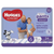 Huggies Ultra Dry nappy pants packaging for boys with a father and child on a blue background