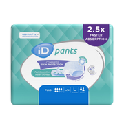 iD Pants Plus Large Unisex – High-absorbency pull-up incontinence pants for men and women