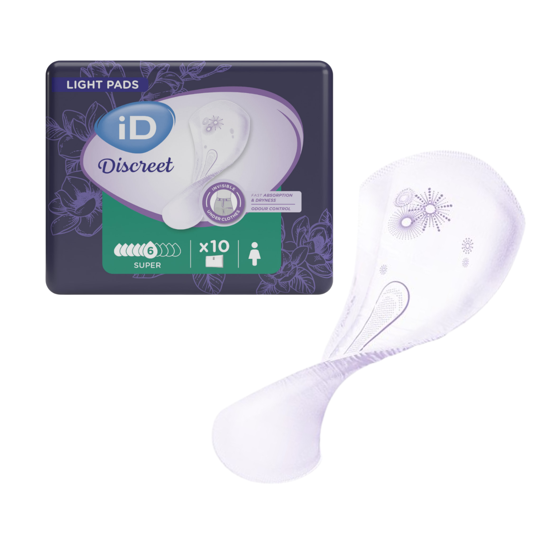 iD Discreet Light Super 693ml – Discreet Protection for Light to Moderate Bladder Leakage The iD Discreet Light Super 693ml.