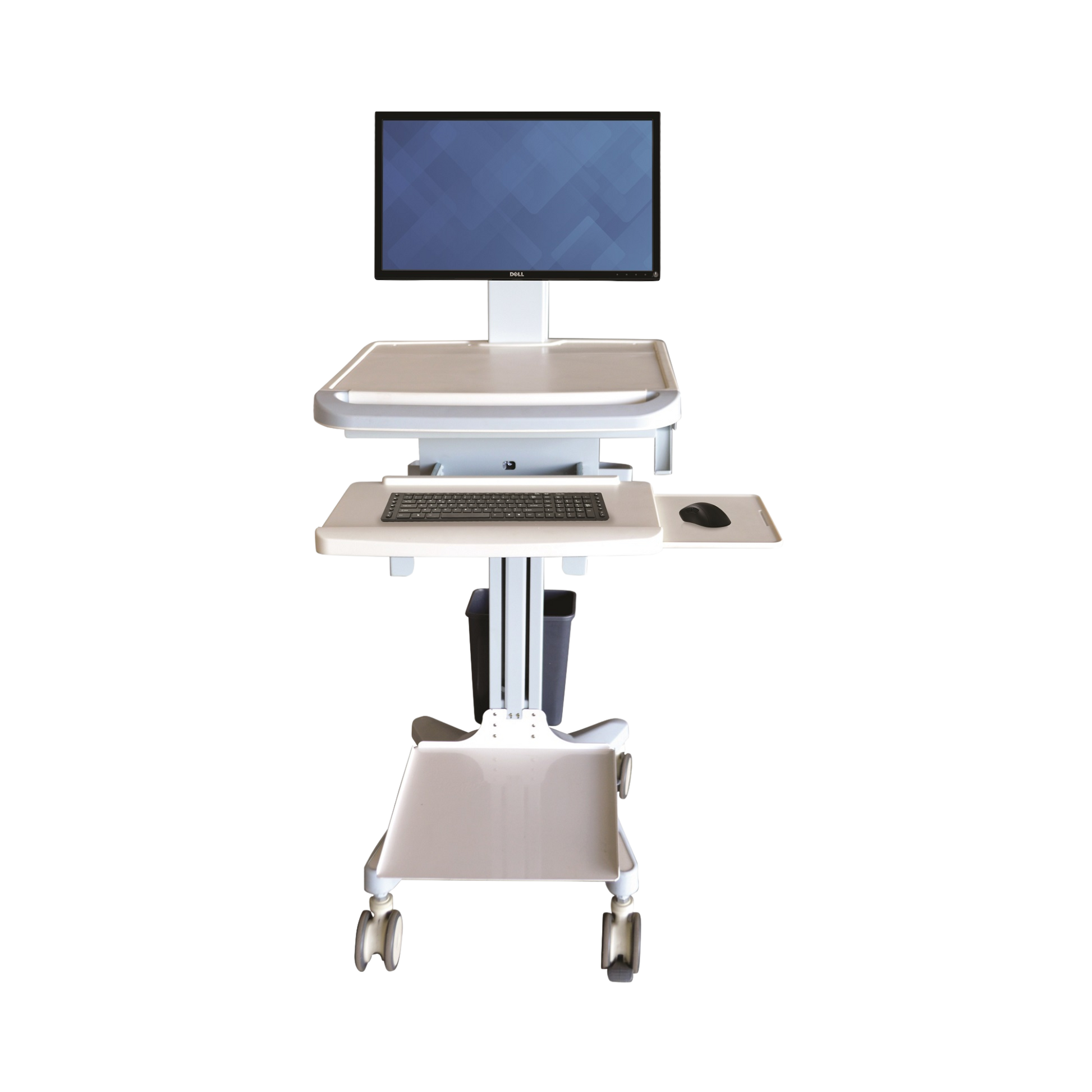 Computer Trolley With Printer Shelf Each Medical Carts & Trolleys