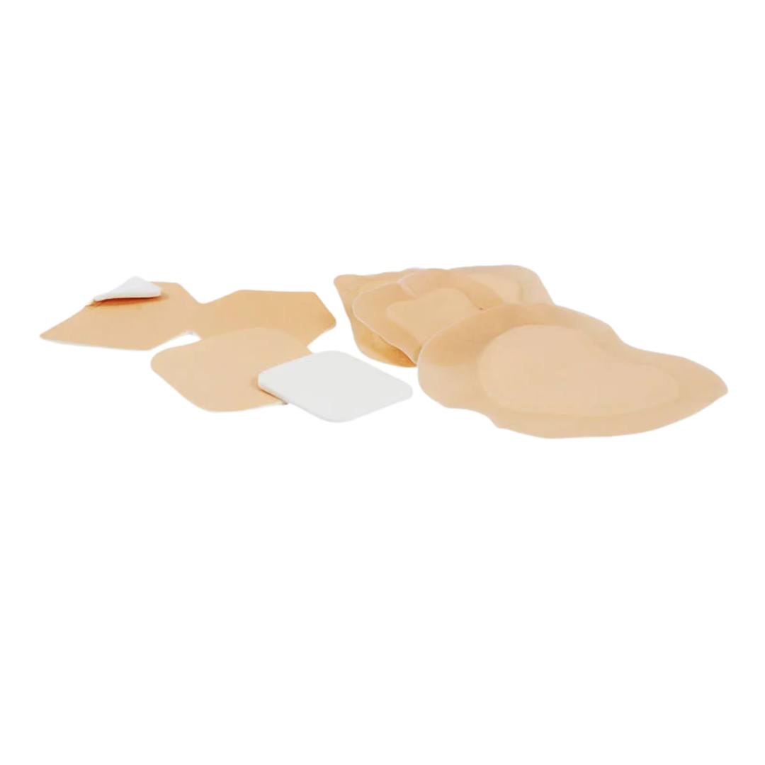 Osmocel Si Silicone Foam Bordered Dressings in multiple sizes for wound care management

