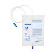 Urimaax Drainage Bag B/Drain Push-Pull 2000ml sterile urinary drainage bag with secure valve.