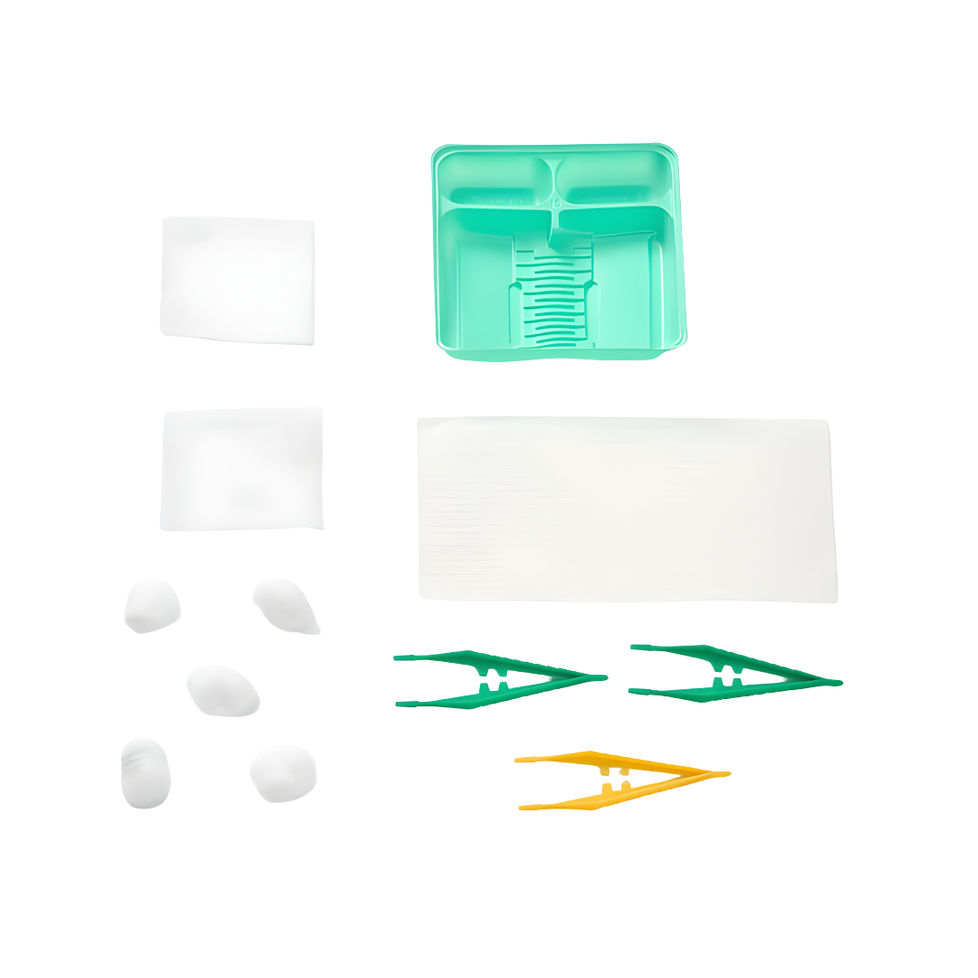 Sage Basic Dressing Pack #3 Tear Pouch Aseptic Opening Technique Sterile And Bandages