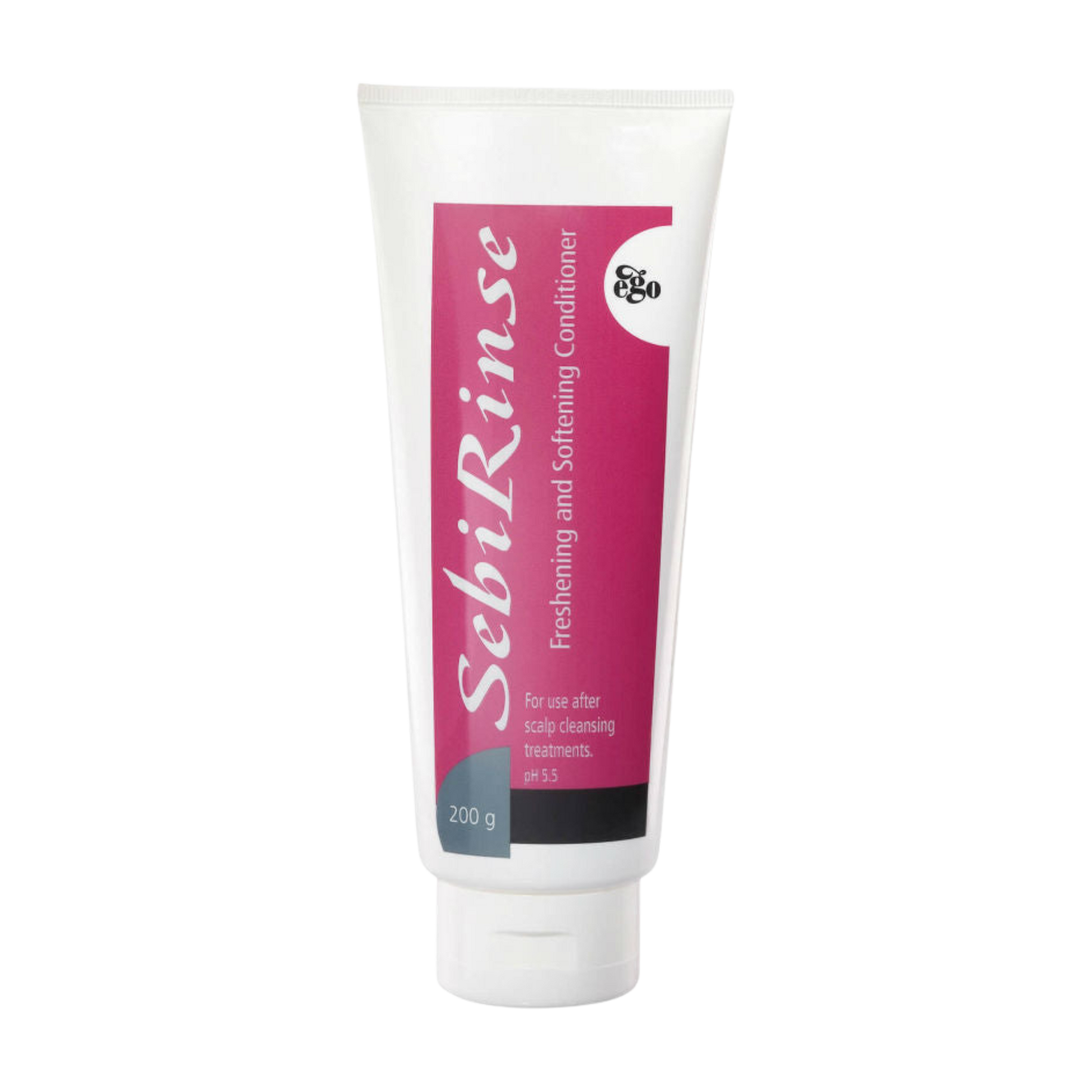 Tube of Sebi Rinse hair care product on a white background