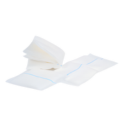 Image of a single Sentry Medical Non-Woven Combine Dressing in sterile packaging, designed for wound care and surgical applications. Features the Sentry Medical logo, sterile indicators, and product details.
