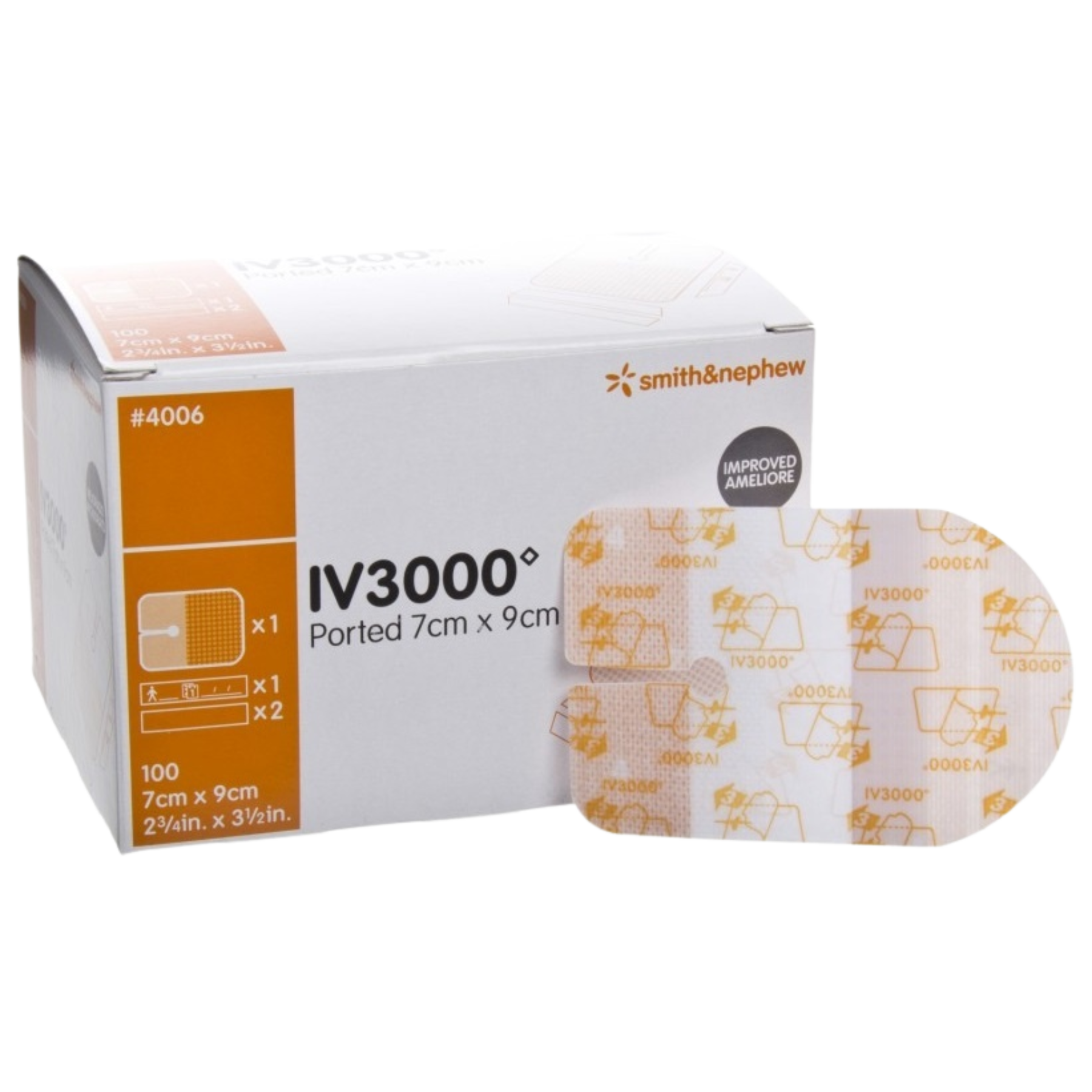 Opsite IV 3000 Cannula Dressing Moisture Responsive - 6 x 7cm and 7 x 9cm