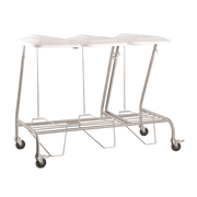 Triple Linen Skip With Lid Medical Carts & Trolleys
