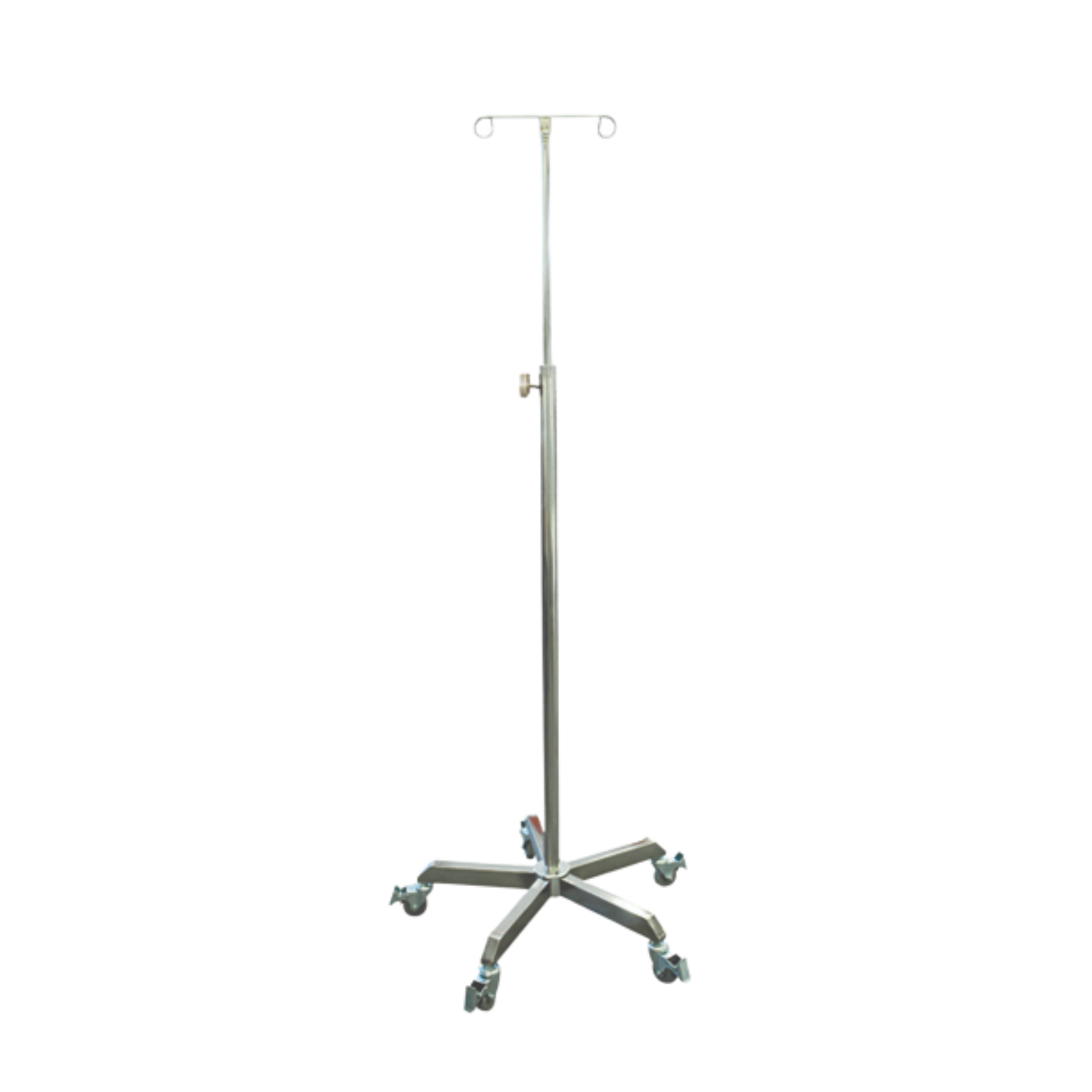 Stainless Steel Iv Stand Two Hook Stools Bed Screens & Stands