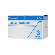 Terumo Hypodermic Syringe Luer Lock Tip Without Needle. Medical-grade, sterile syringe with Luer Lock design for secure needle attachment.