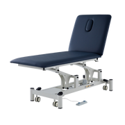 Pacific Medical Two Section Hi Low Electric Couch Navy Blue Equipment & Furniture