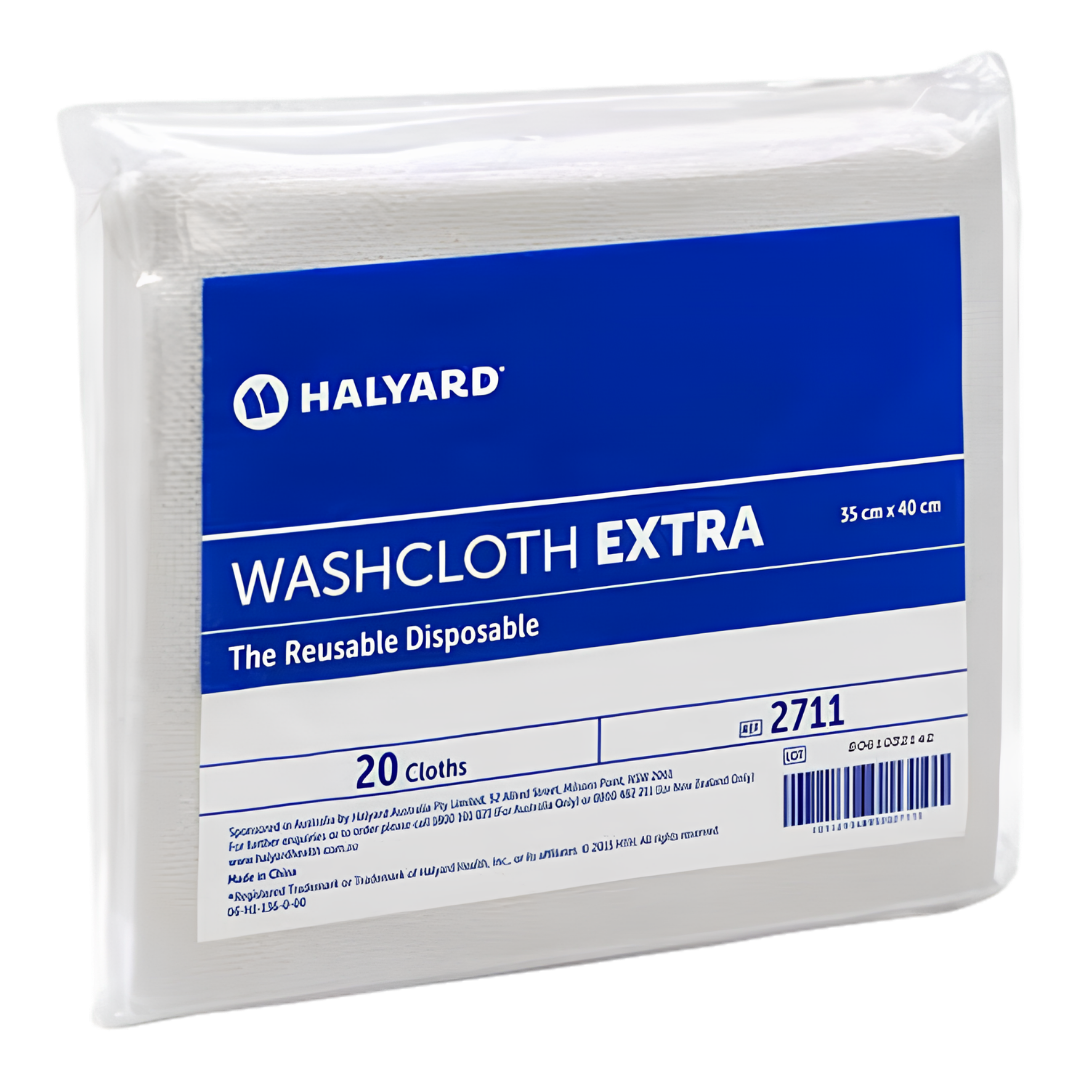 Halyard Washcloth Extra Size 35cm x 43cm