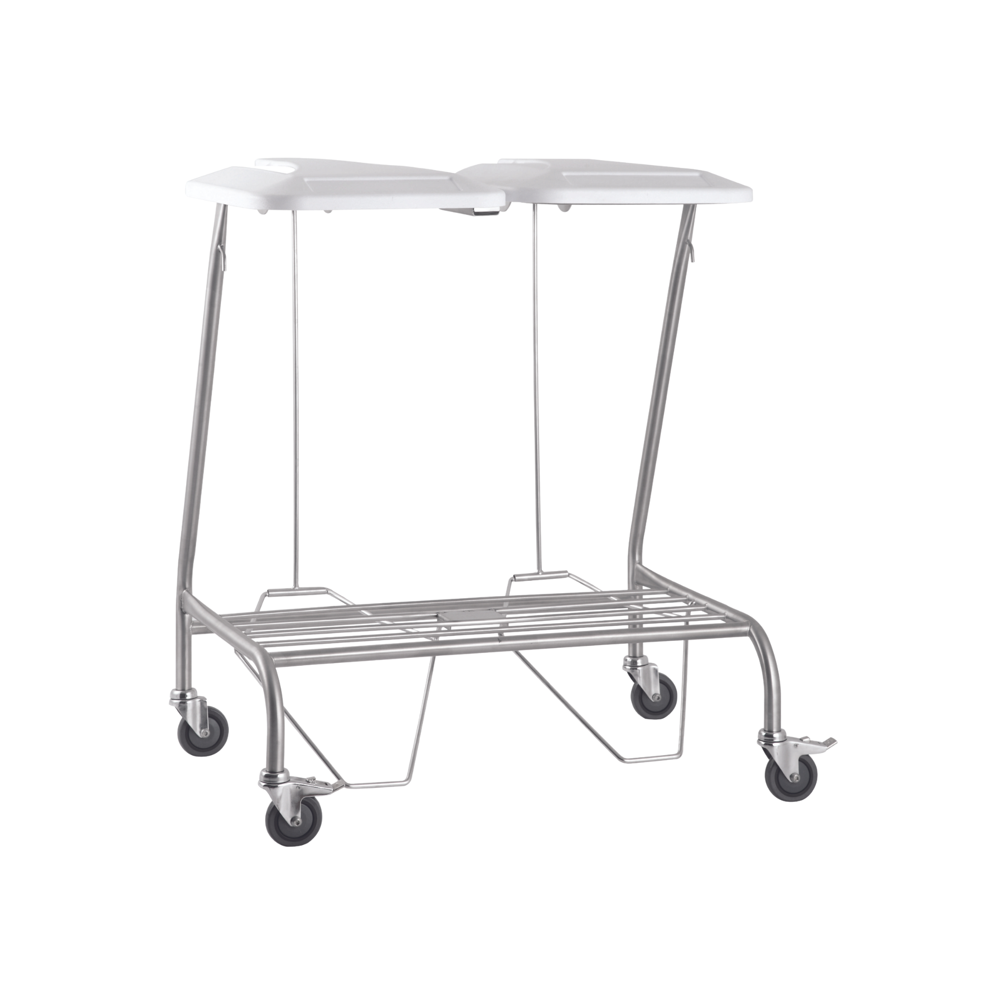 Double Linen Skip With Lid Medical Carts & Trolleys