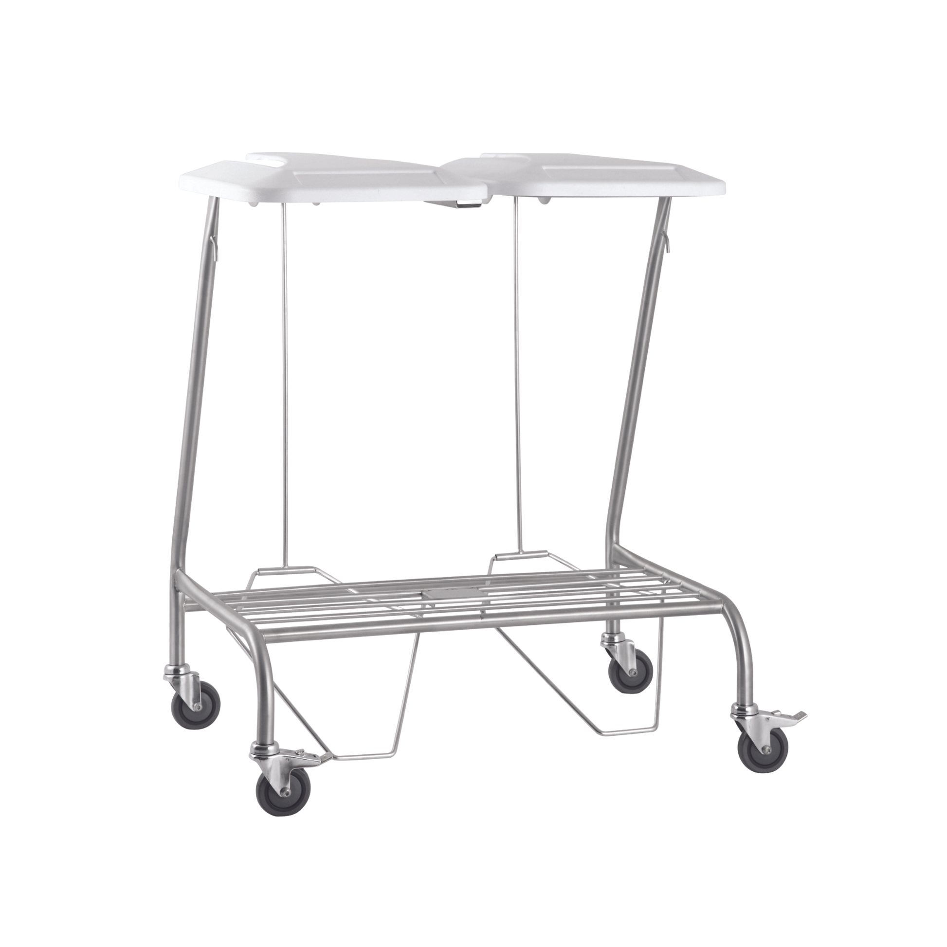Double Linen Skip With Lid Medical Carts & Trolleys