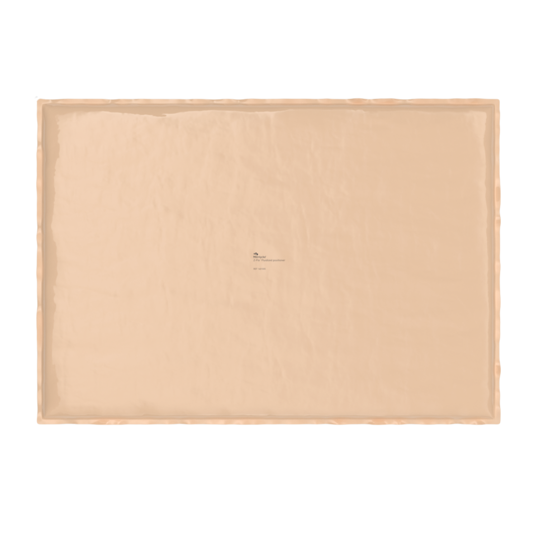 Large-format Mölnlycke Z-Flo Fluidized Positioner, size 64 x 91 cm (25 x 36 in). Ideal for full torso or lateral patient positioning.